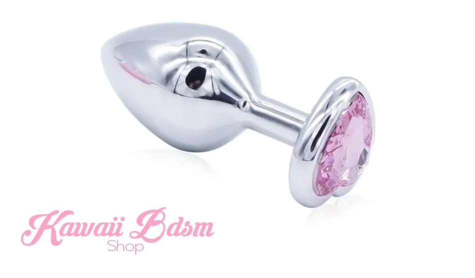 Pink Heart Plugs & Vibe Set