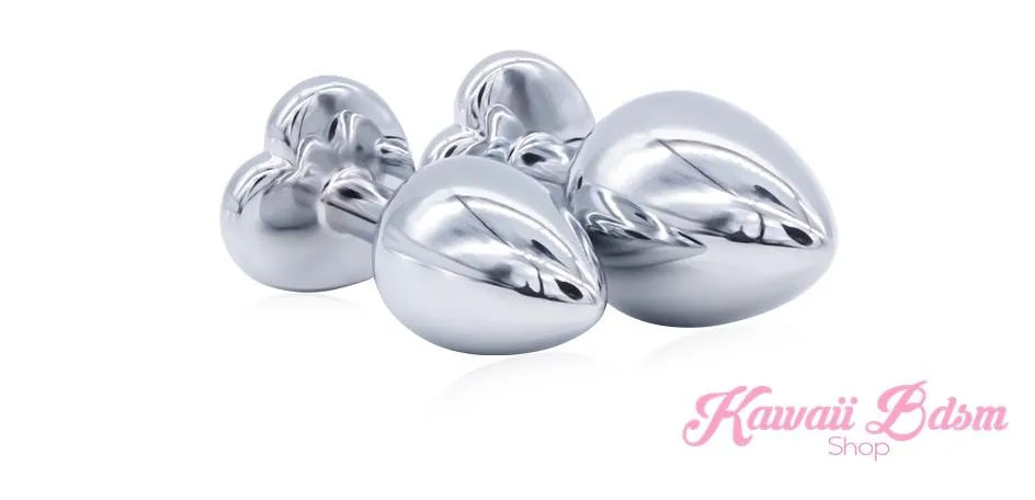 Pink Heart Plugs & Vibe Set