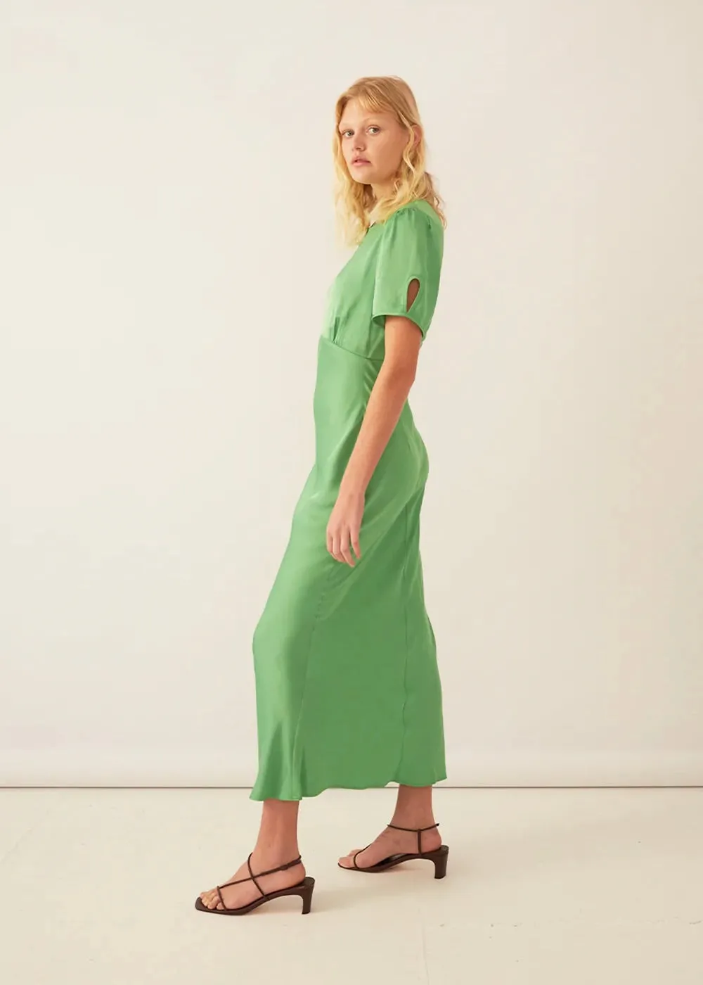 Piper Dress - Apple Green