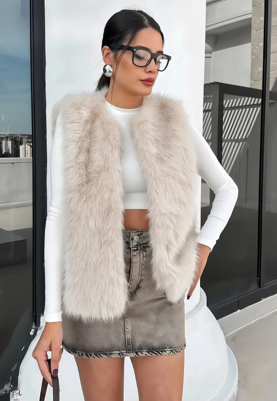 Plush Sleeveless Layer