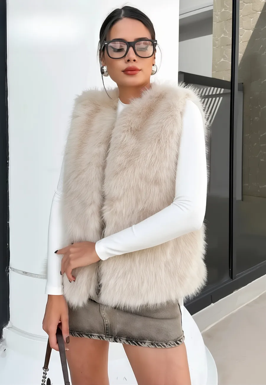 Plush Sleeveless Layer