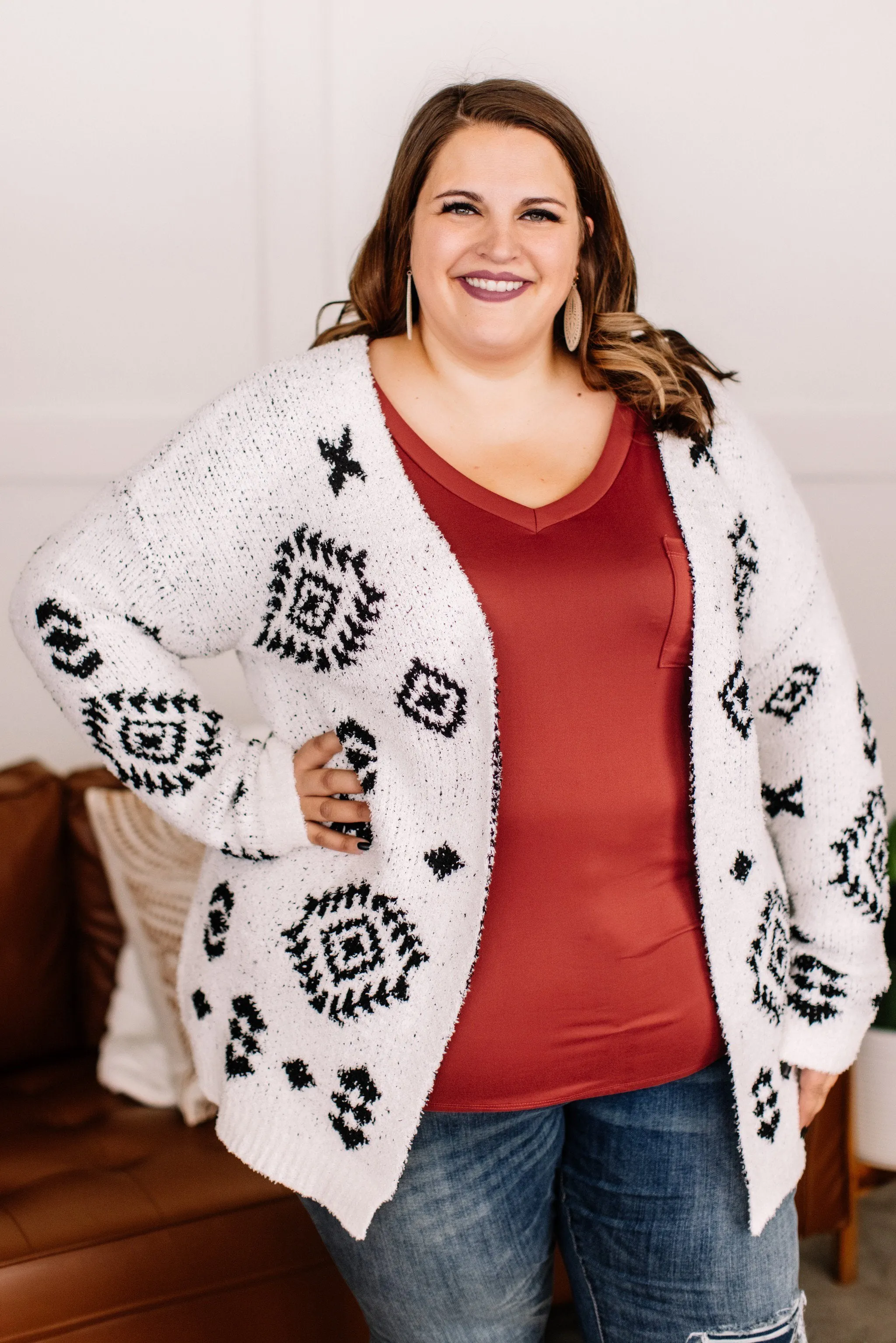 Pocketful Of Basics Long Sleeve Top In Ginger