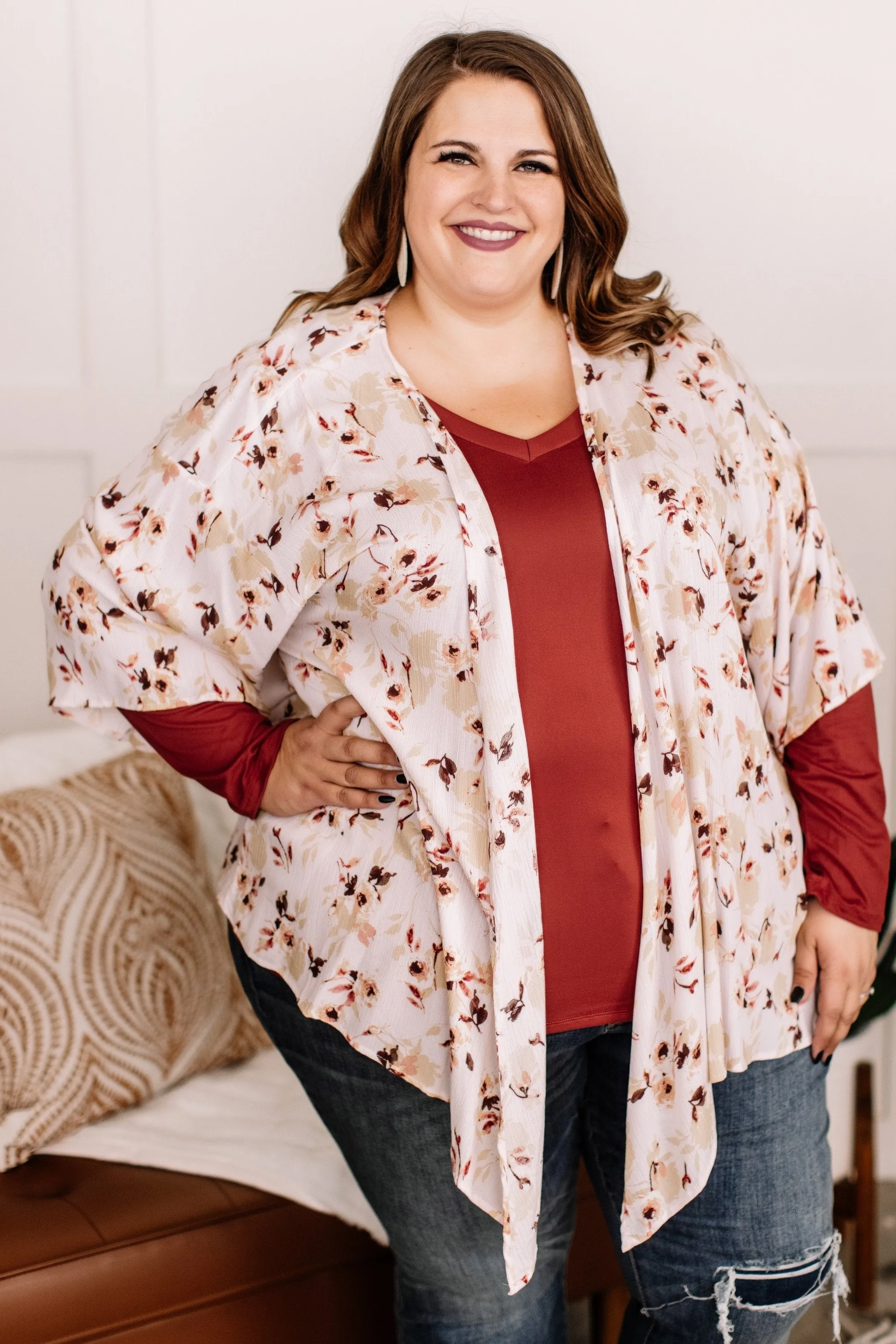Pocketful Of Basics Long Sleeve Top In Ginger