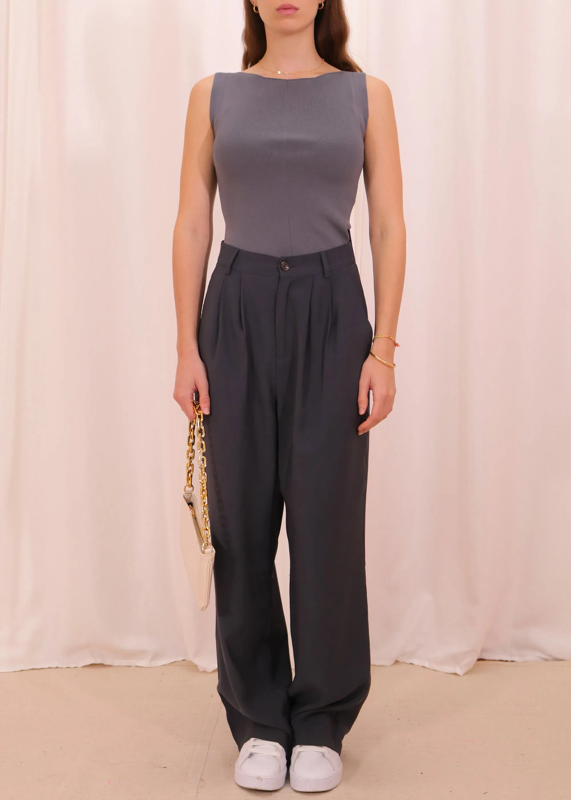 Relaxed Style Pant- Charcoal