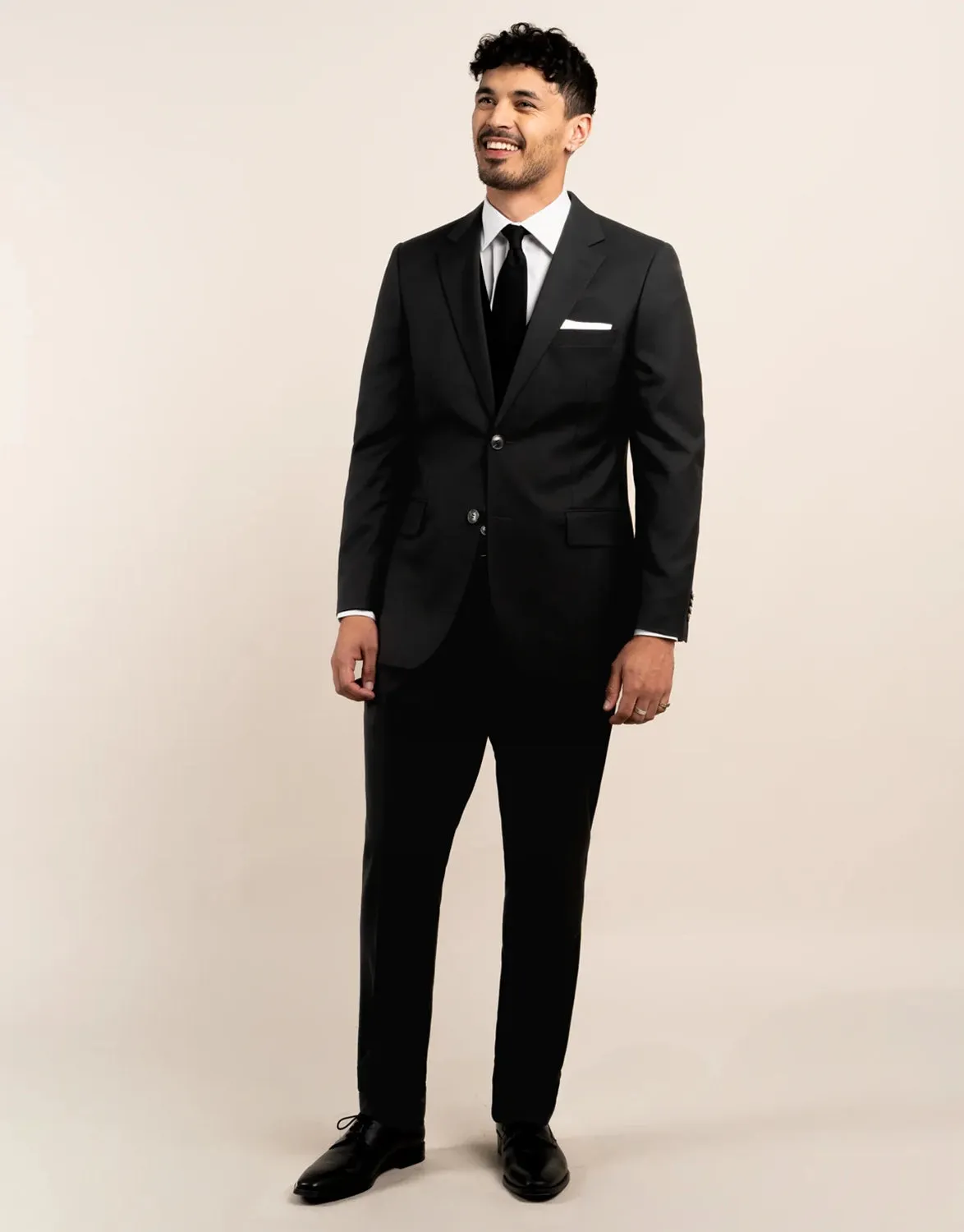 REMBRANDT 100% WOOL TWILL LOTUS SUIT TROUSER CH0999TLOTU
