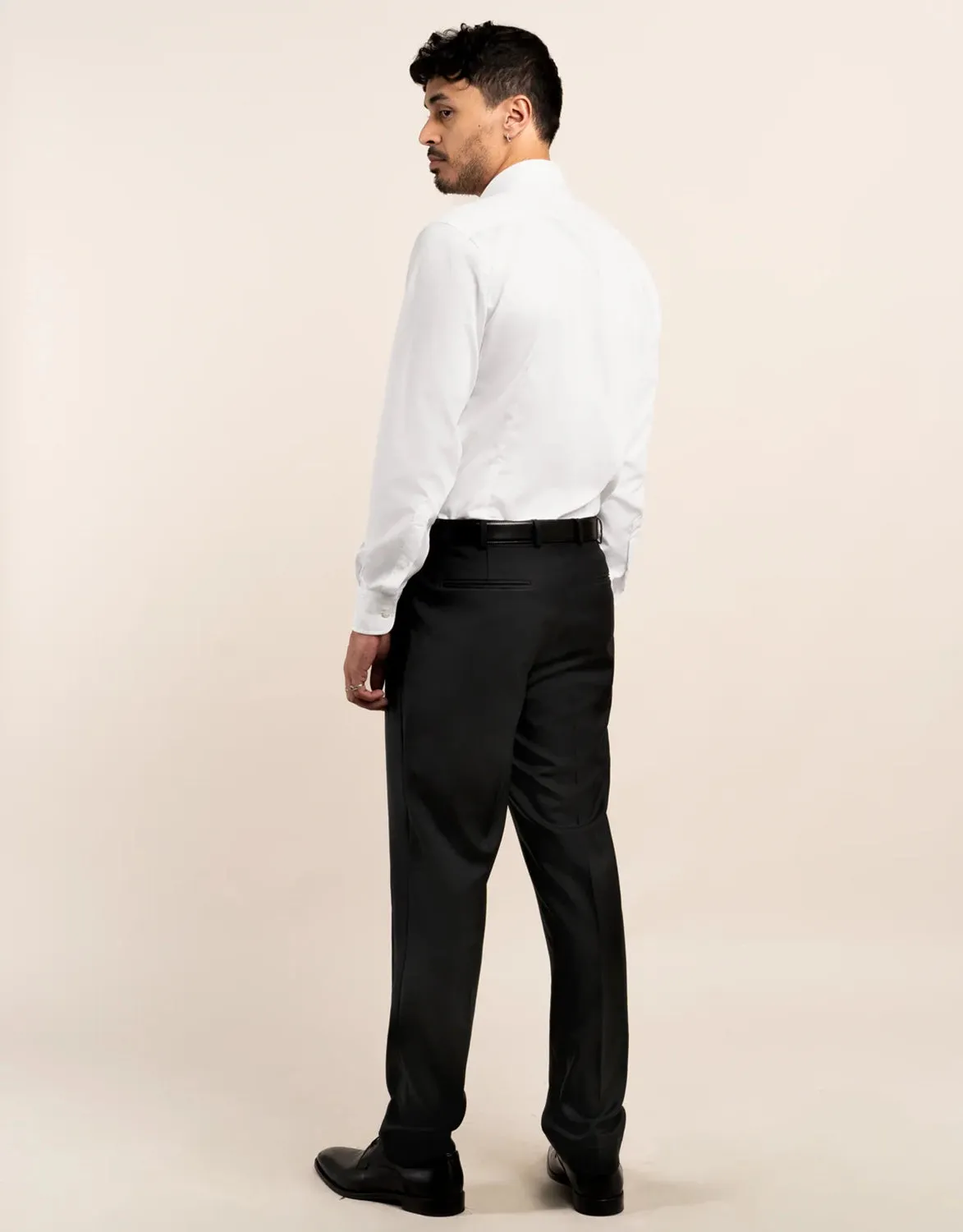 REMBRANDT 100% WOOL TWILL LOTUS SUIT TROUSER CH0999TLOTU
