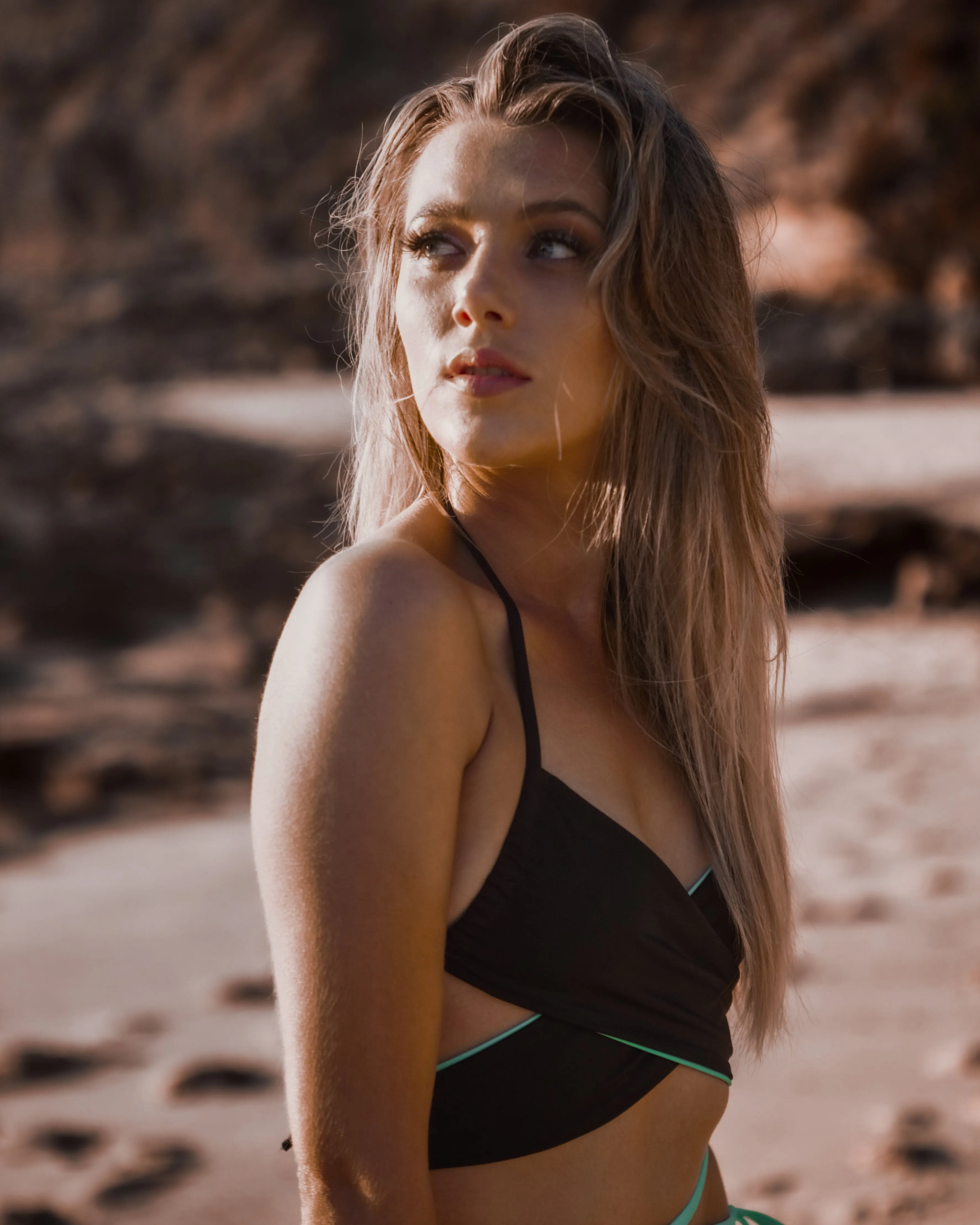 Reversible Marine Anchor  Mermaid Convertible Bikini Top