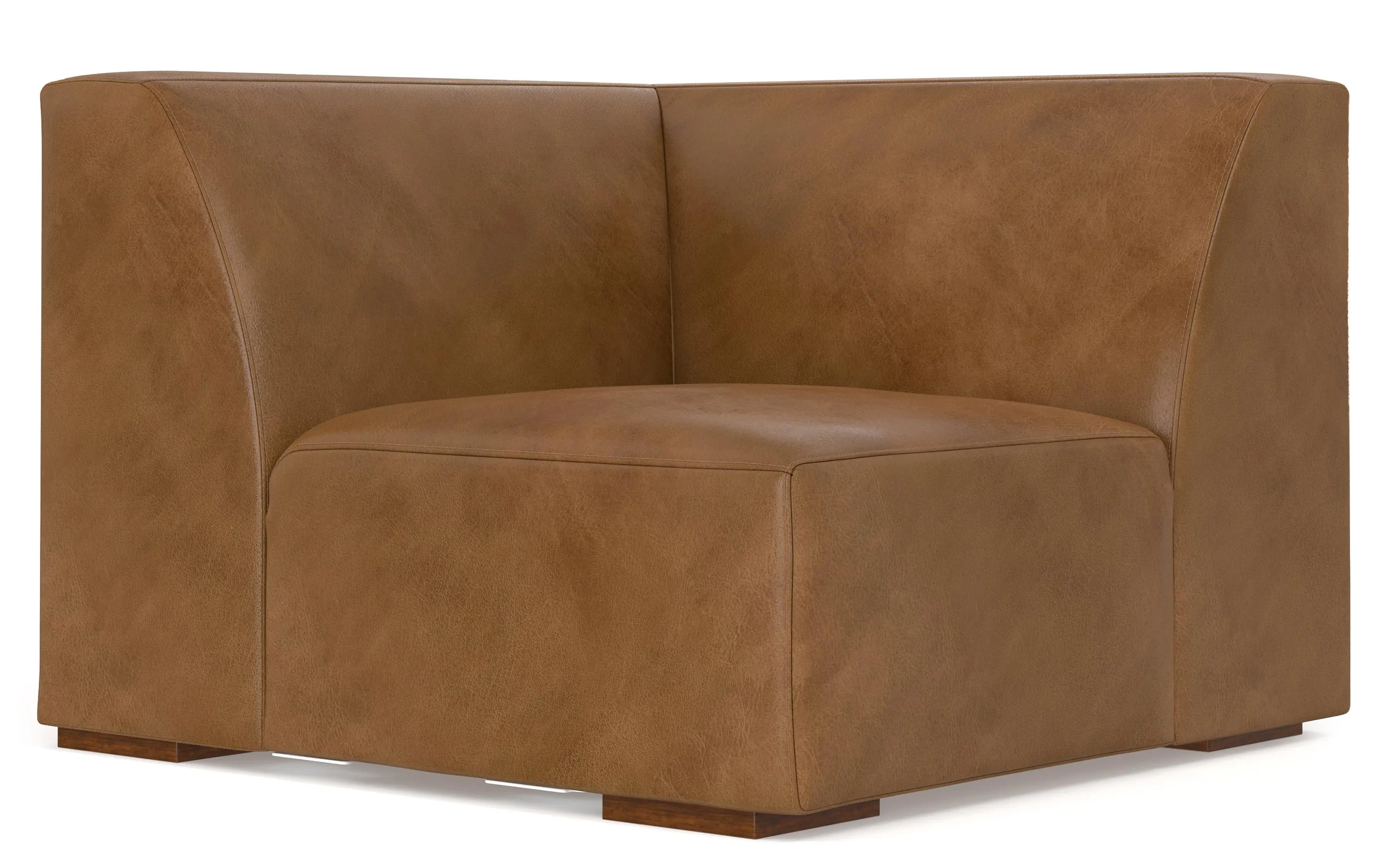 Rex U-Shaped Sectional in Genuine Leather
