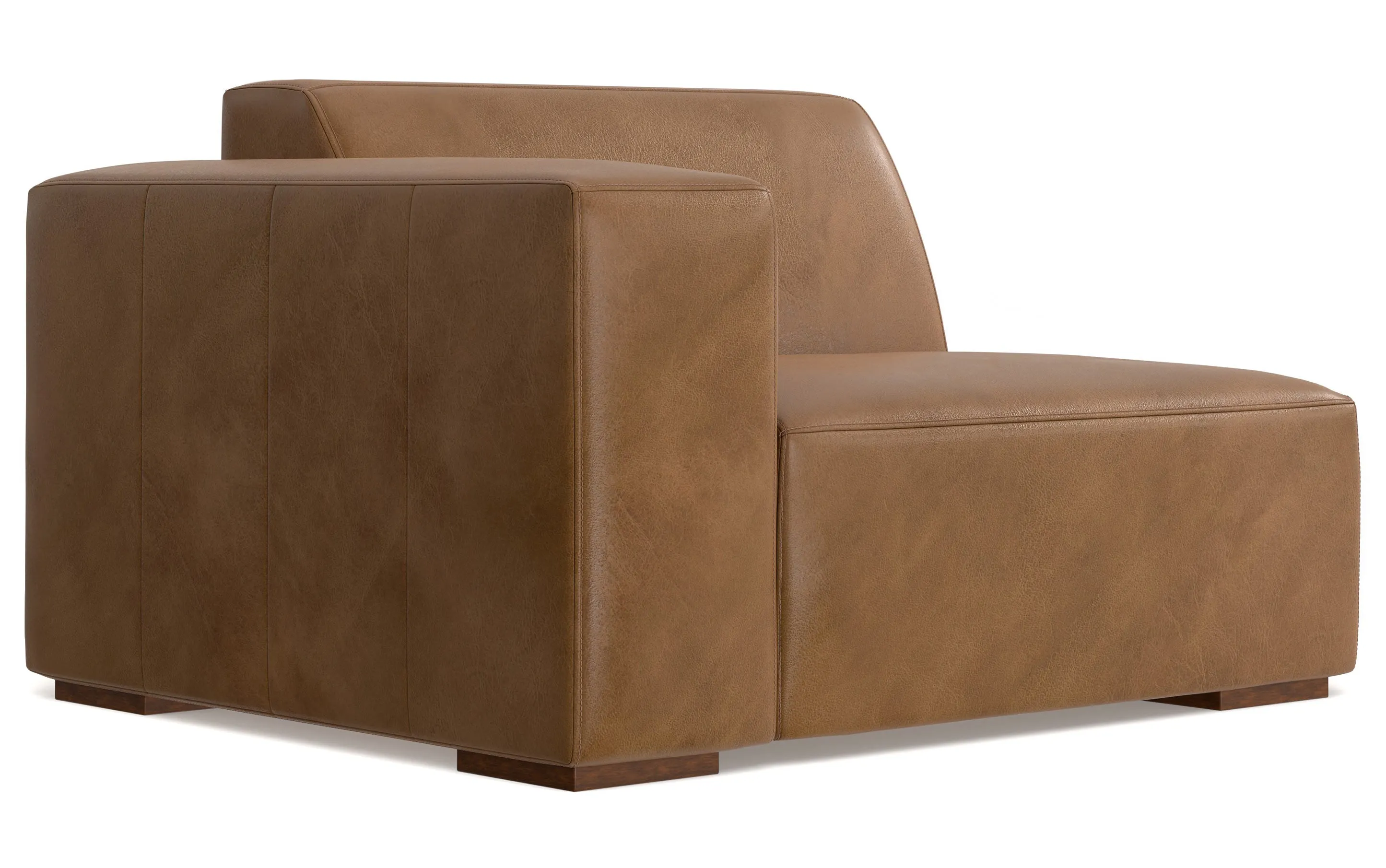 Rex U-Shaped Sectional in Genuine Leather