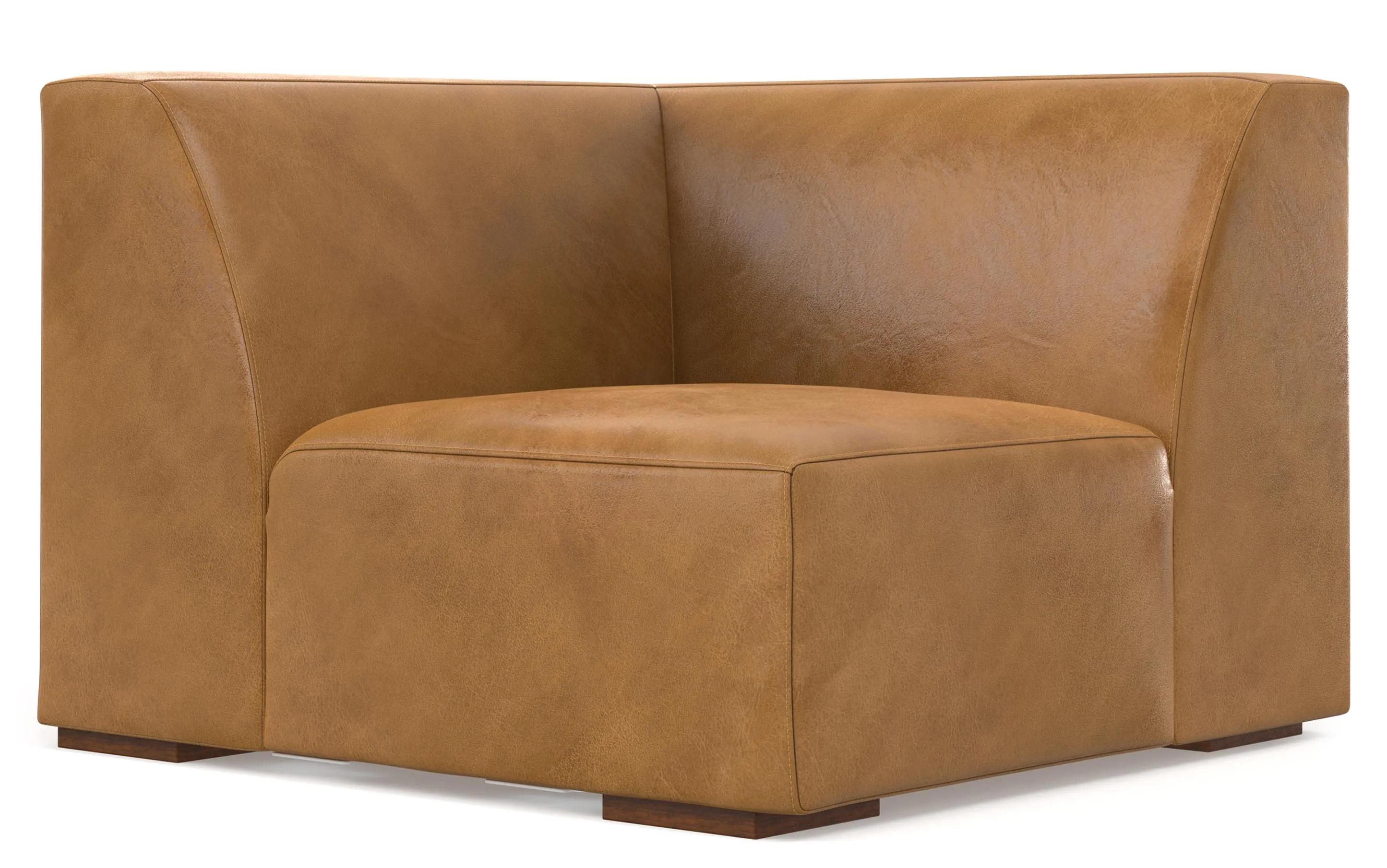 Rex U-Shaped Sectional in Genuine Leather