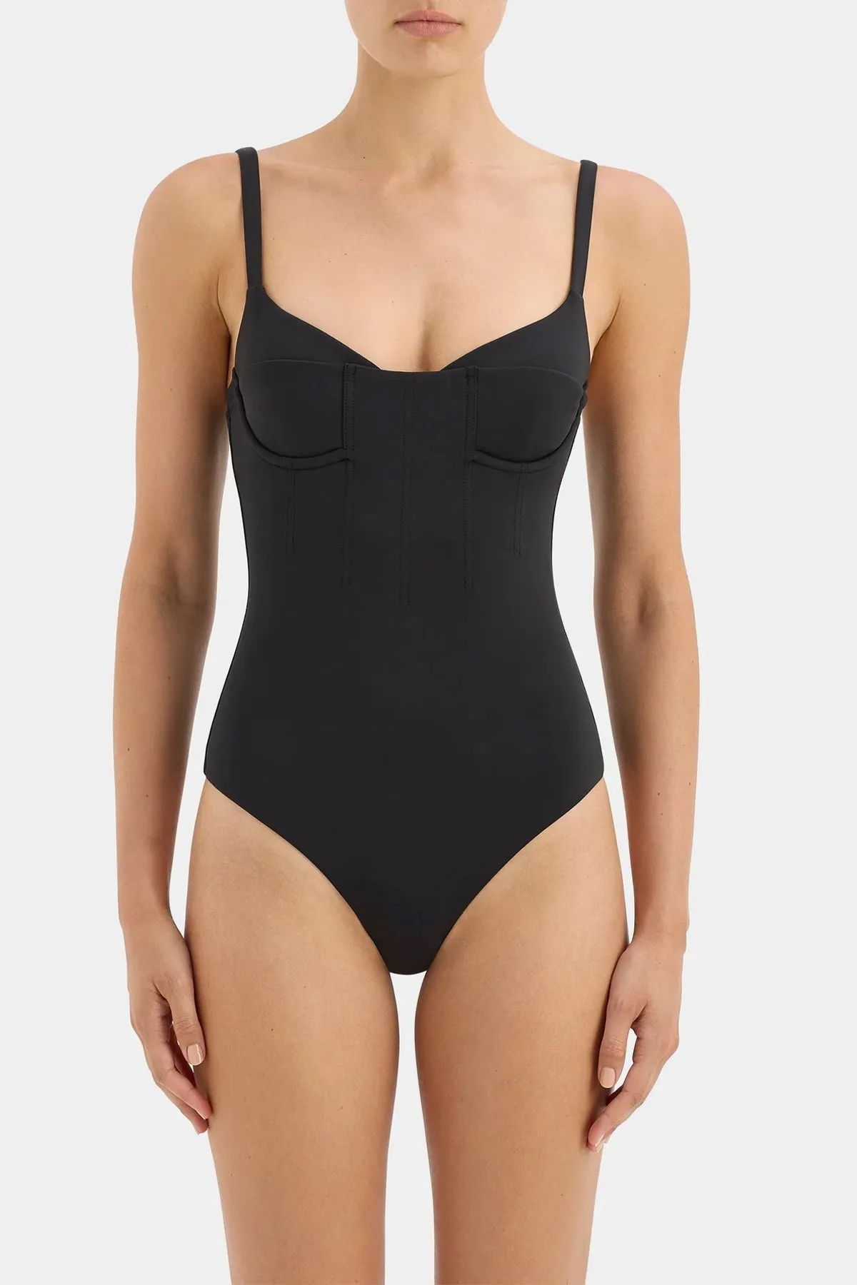 Robbie Balconette One-Piece in Black