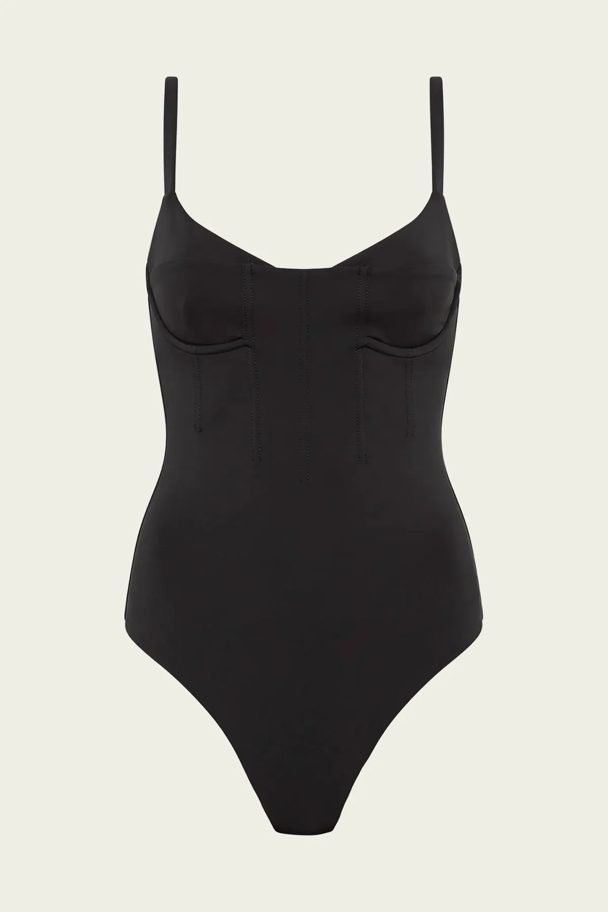 Robbie Balconette One-Piece in Black