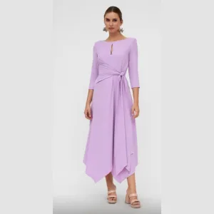 Role Mode Long Dress Side Tie