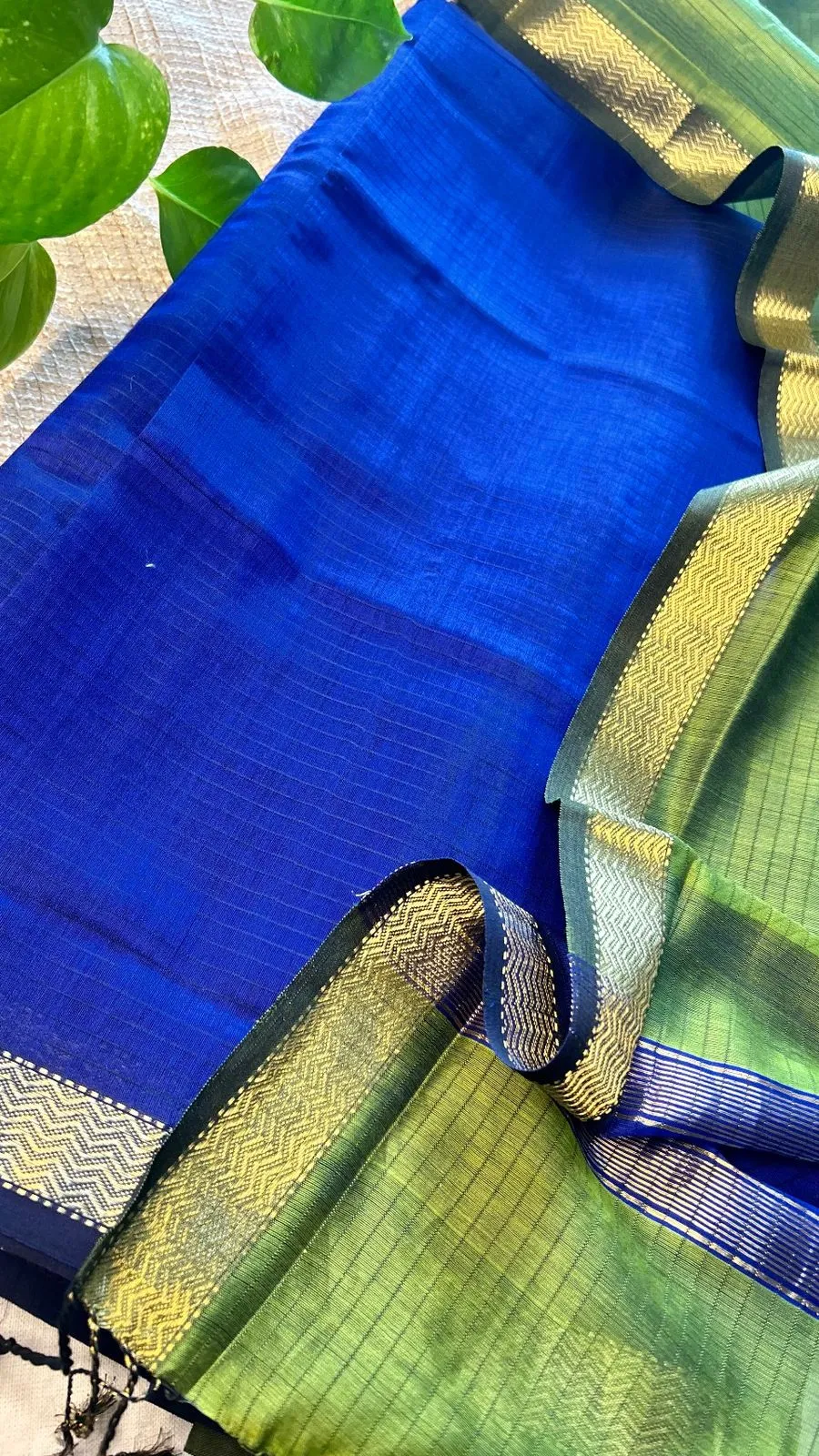 Royal Blue Maheshwari salwar suit