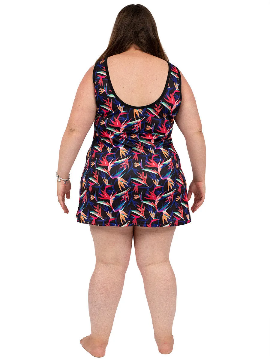 Royal Palm Swim Dress - Print*