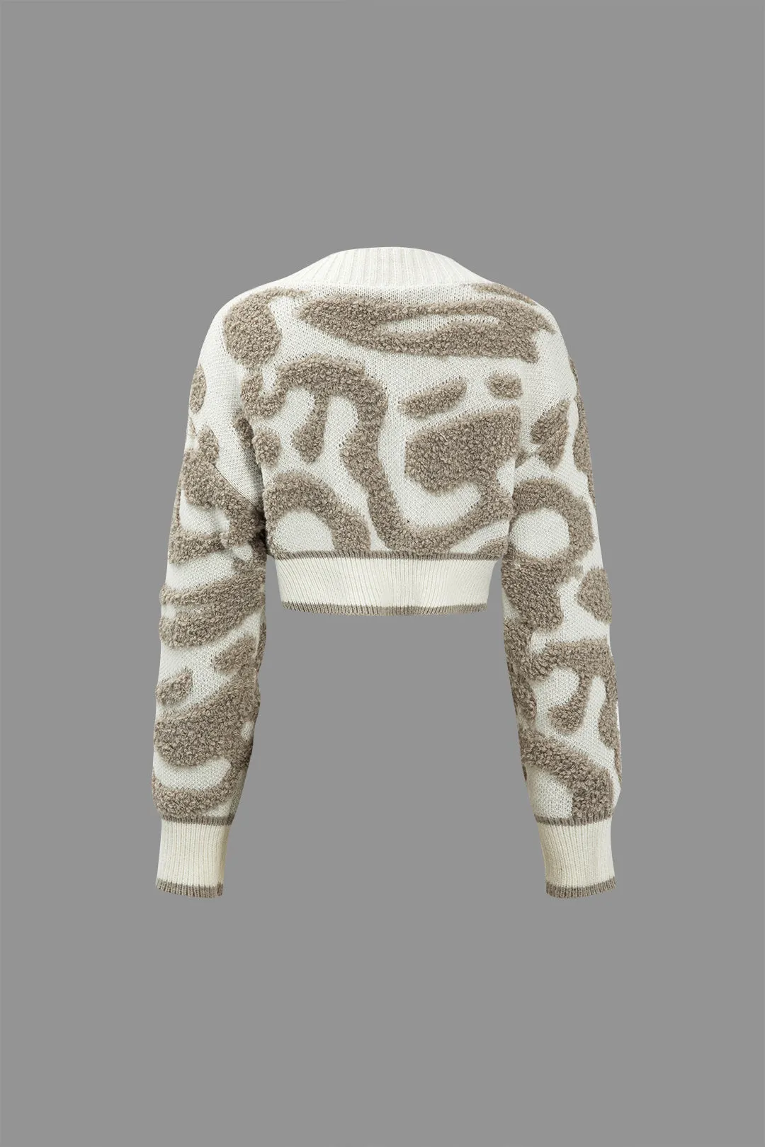 Sadie - Stylish Colorblock Design Woman's Knit Cardigan
