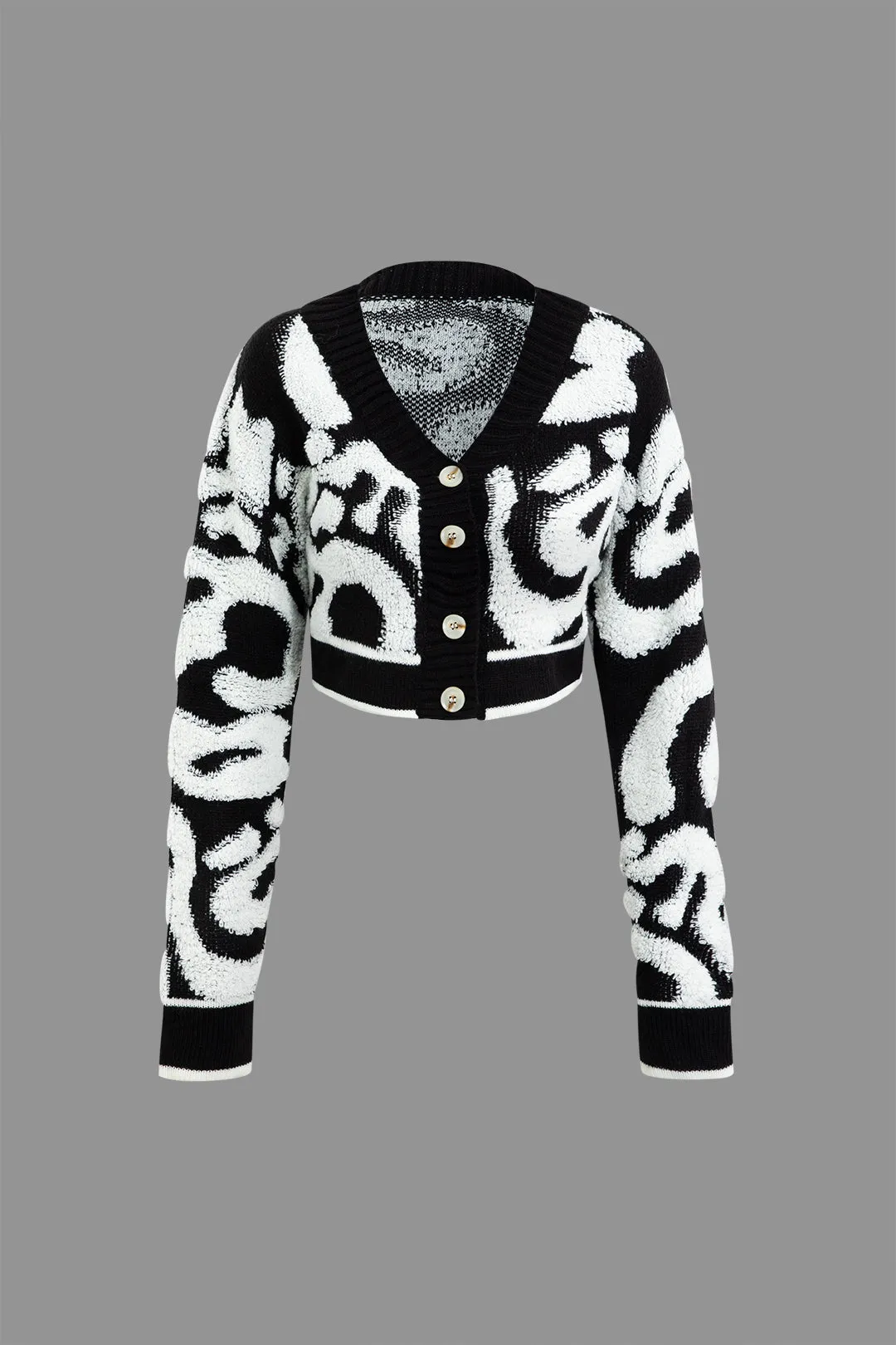 Sadie - Stylish Colorblock Design Woman's Knit Cardigan