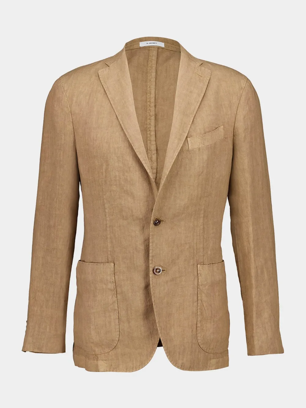 Sand Brown Linen Suit