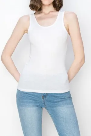 Scoop Neck Ribbed Tank Top ZTRT229C76 $4.50Each
