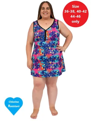 Sea Bed Swim Dress - Print*