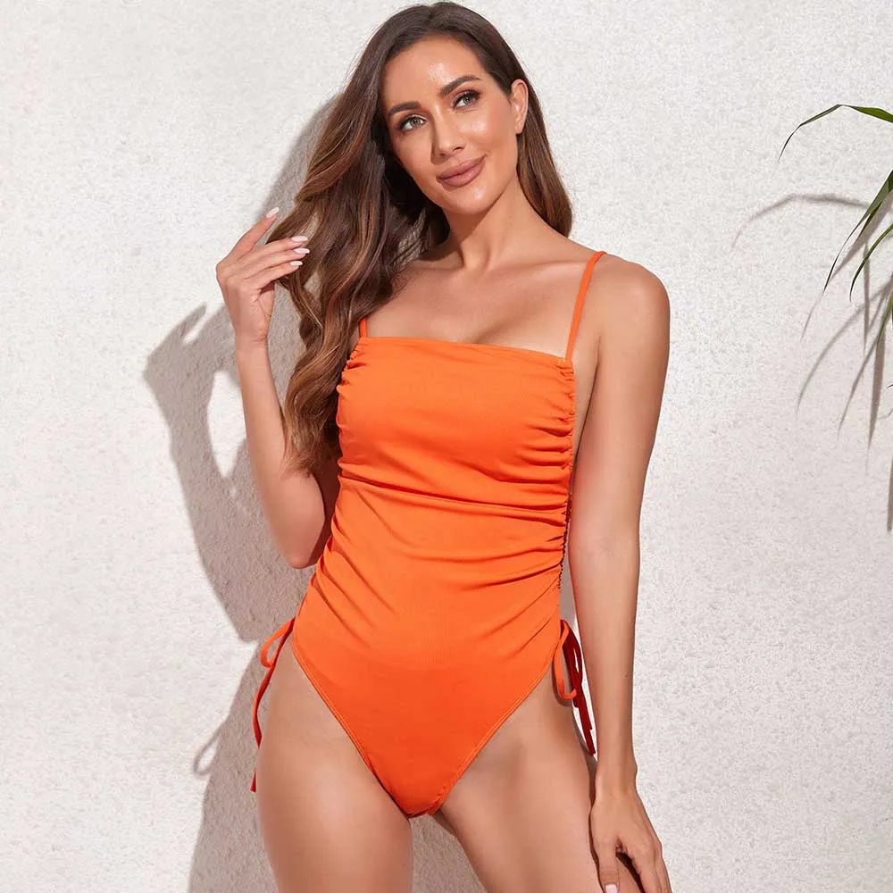 Seaside Tied One Piece Swimsuit