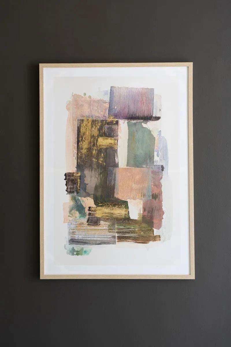 Set of 2 Framed Abstracts