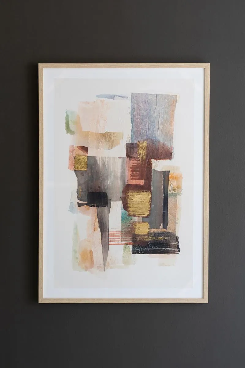 Set of 2 Framed Abstracts