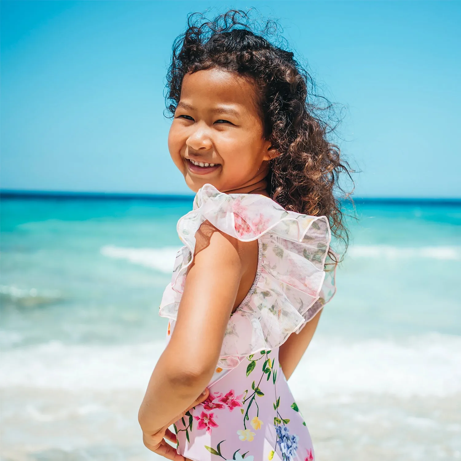 shade critters- Wildflowers swimsuit