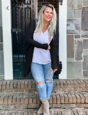 Sierra Ribbed Cardi