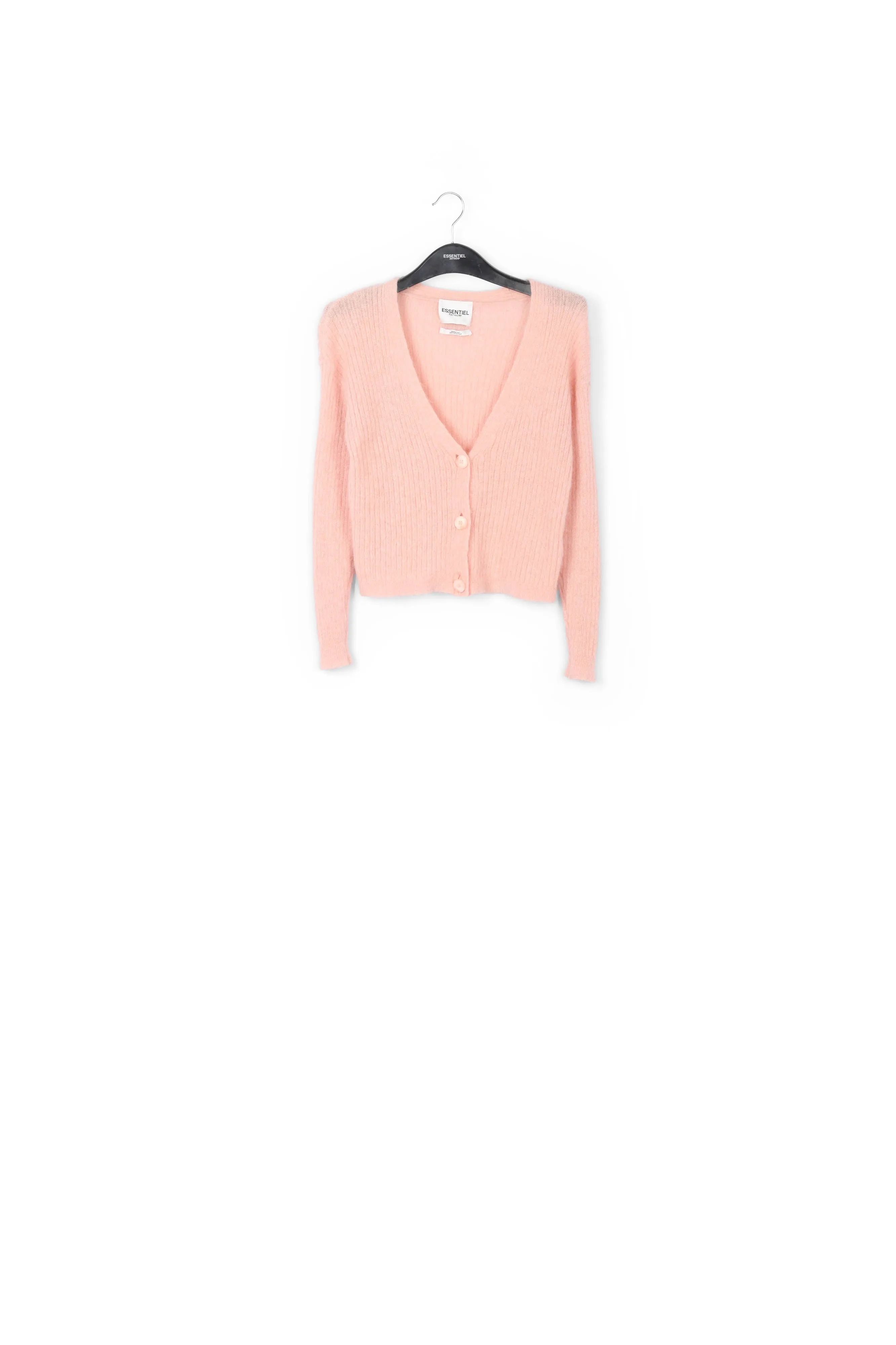 Soft ribs cardigan