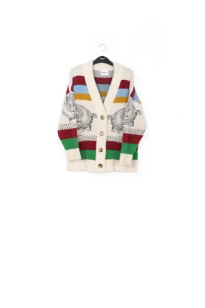 Soft stripes cardigan