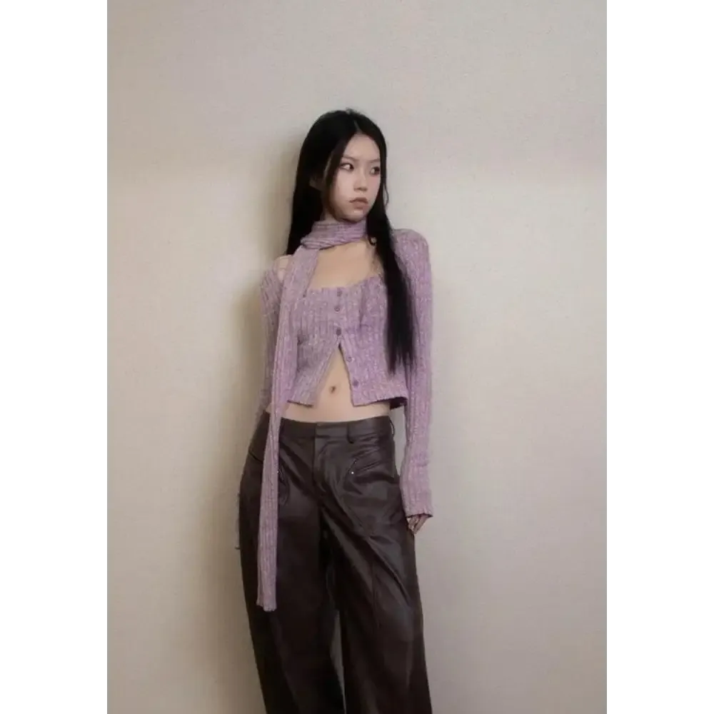 Soft Touch Corduroy Cardigan Embracing Y2K Aesthetic