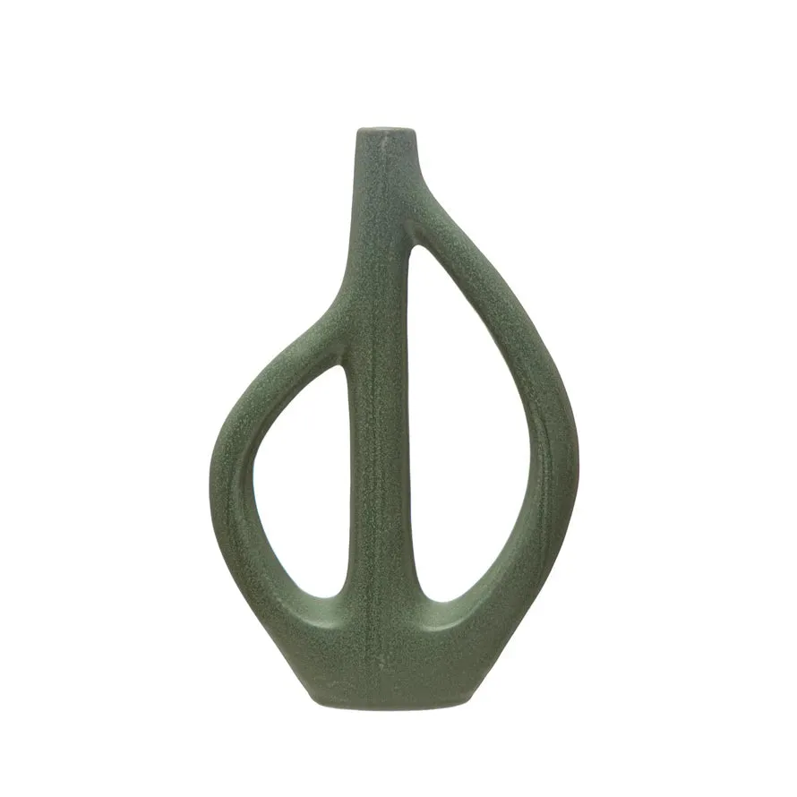 Stoneware Sculptural Vase
