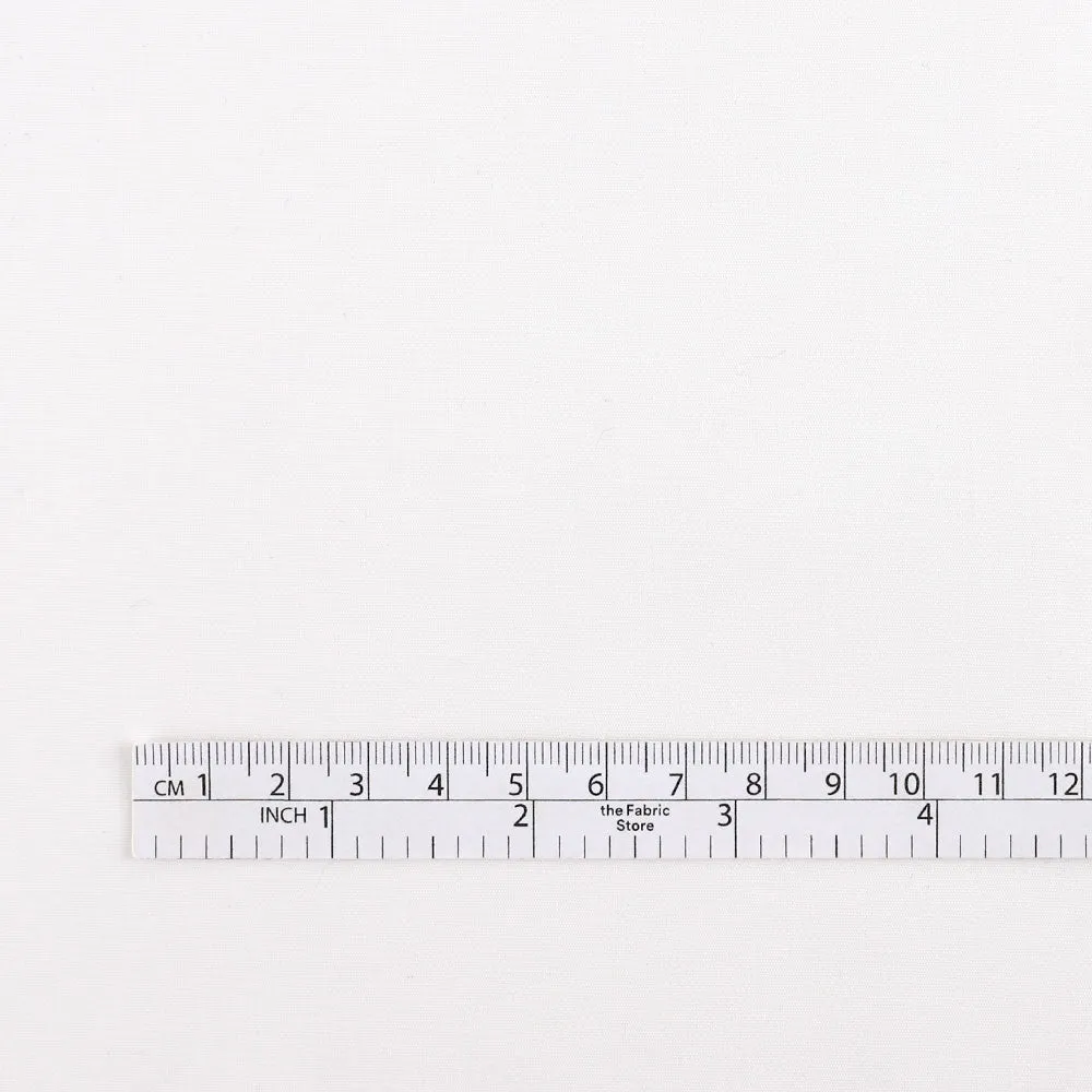Stretch Cotton Poplin - Off White