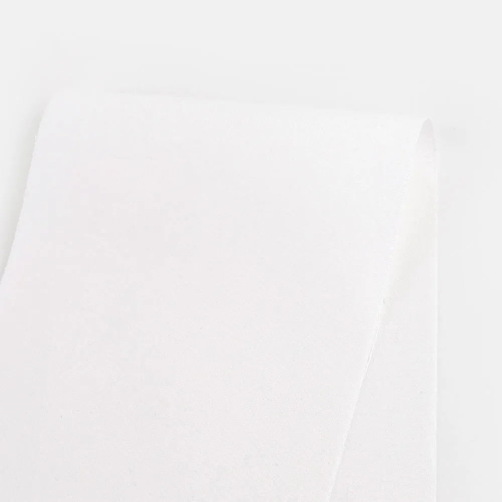 Stretch Cotton Poplin - Off White