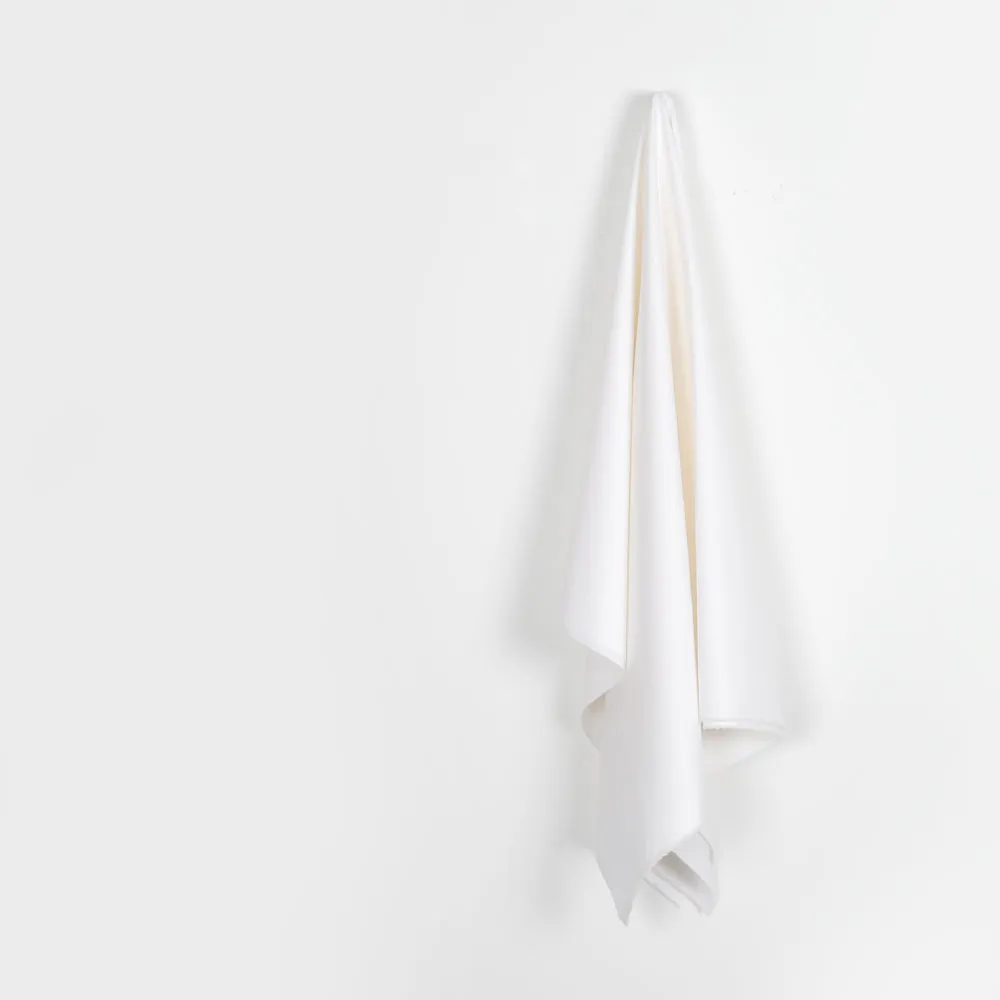 Stretch Cotton Poplin - Off White