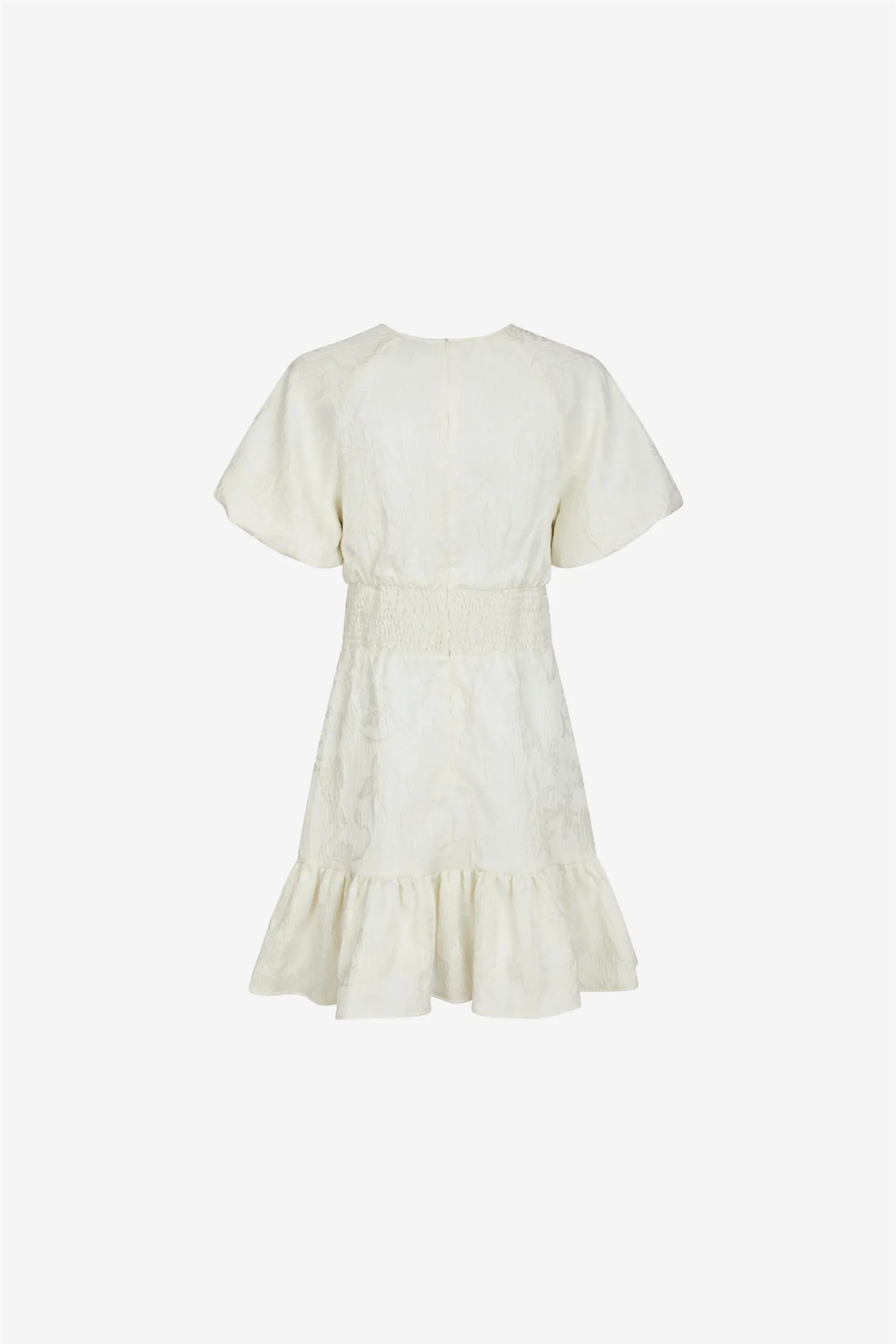 Sulli Jacquard Dress Creme