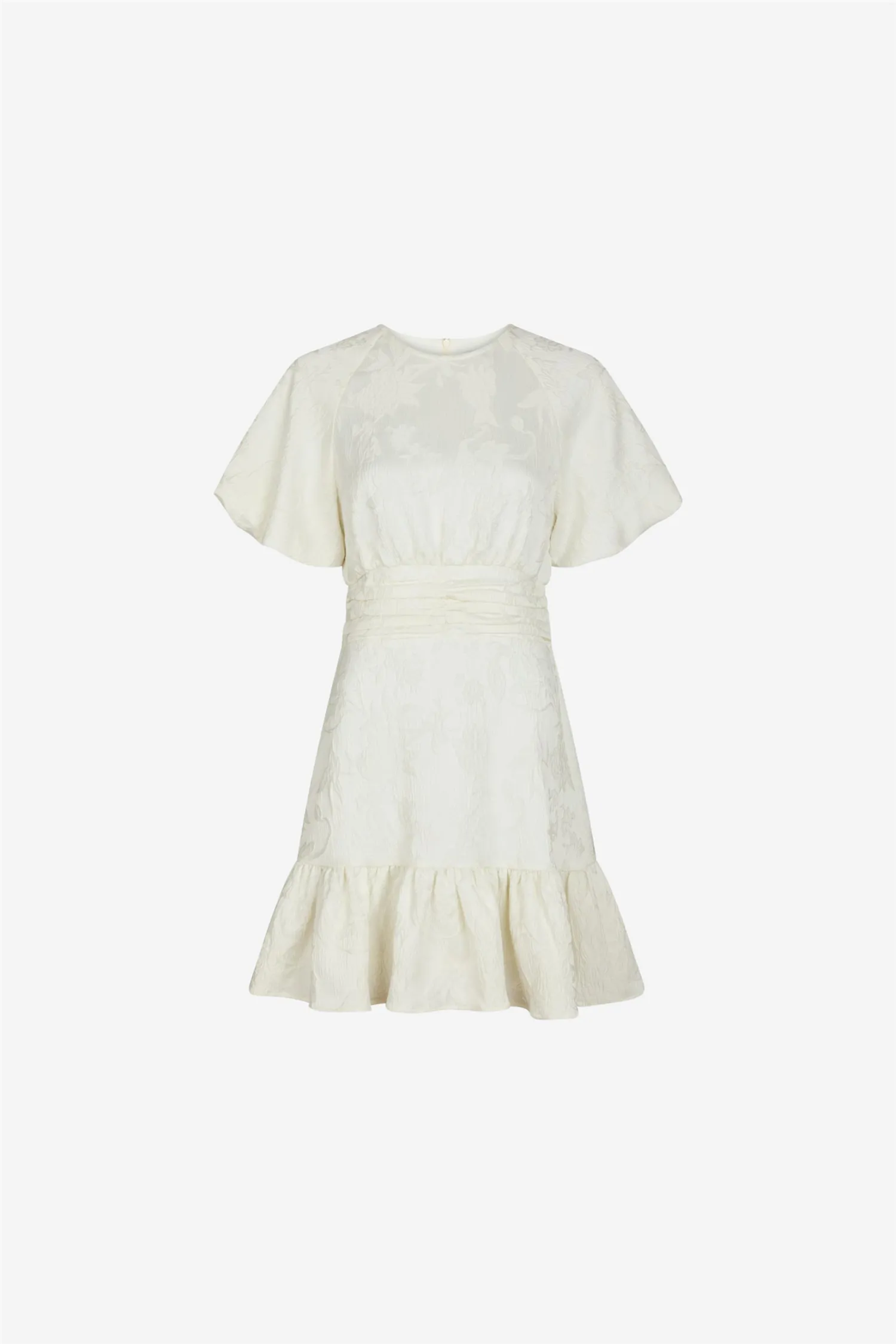 Sulli Jacquard Dress Creme