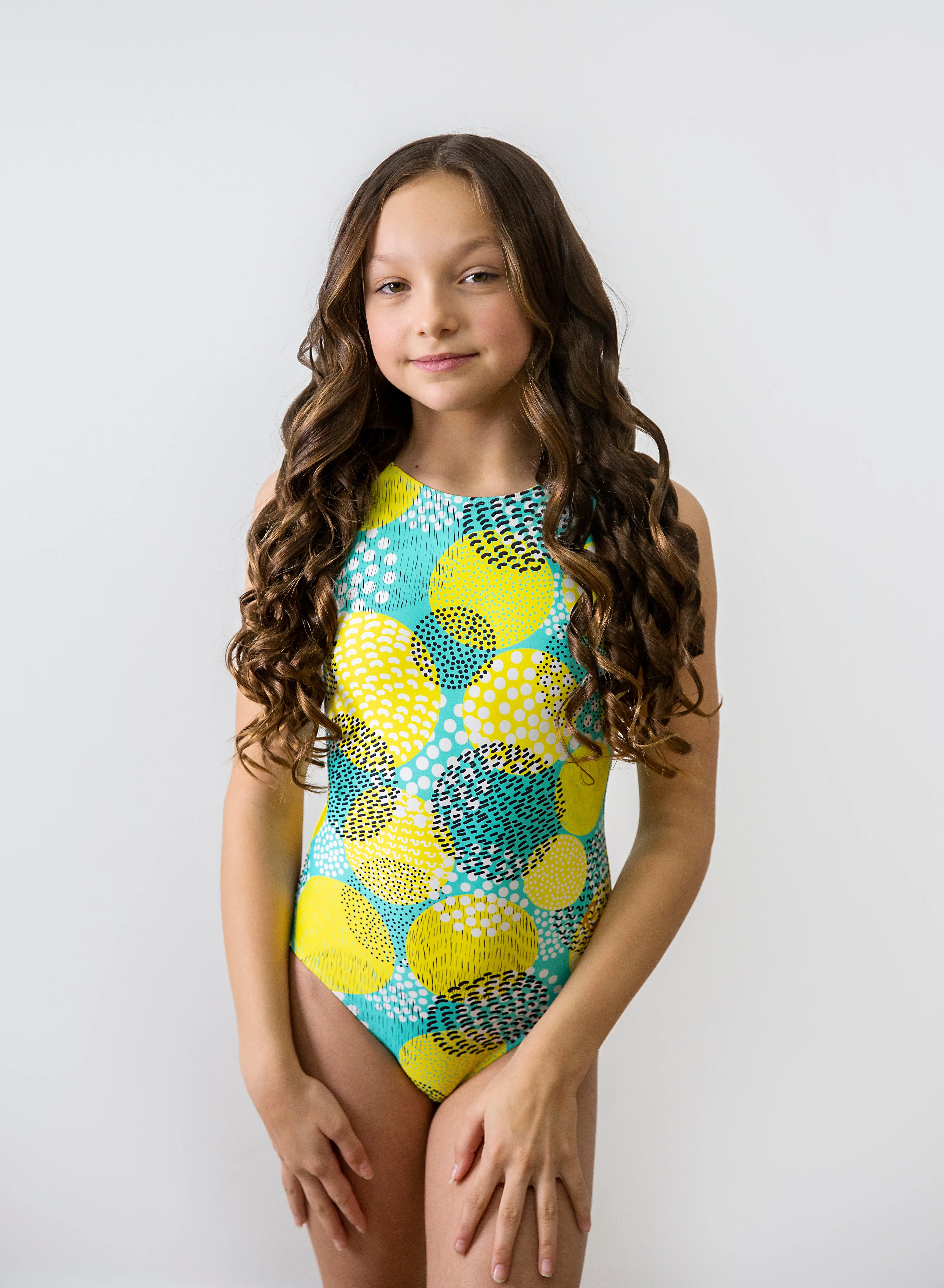 Sun Burst Leotard Swimwear