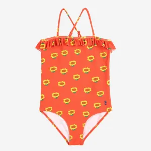 Sunflower All Over Swimsuit by Bobo Choses