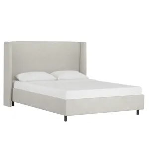 Tilly Upholstered Low Profile Platform Bed Joss & Main Color: Bella Light Gray Performance Velvet Size: California King