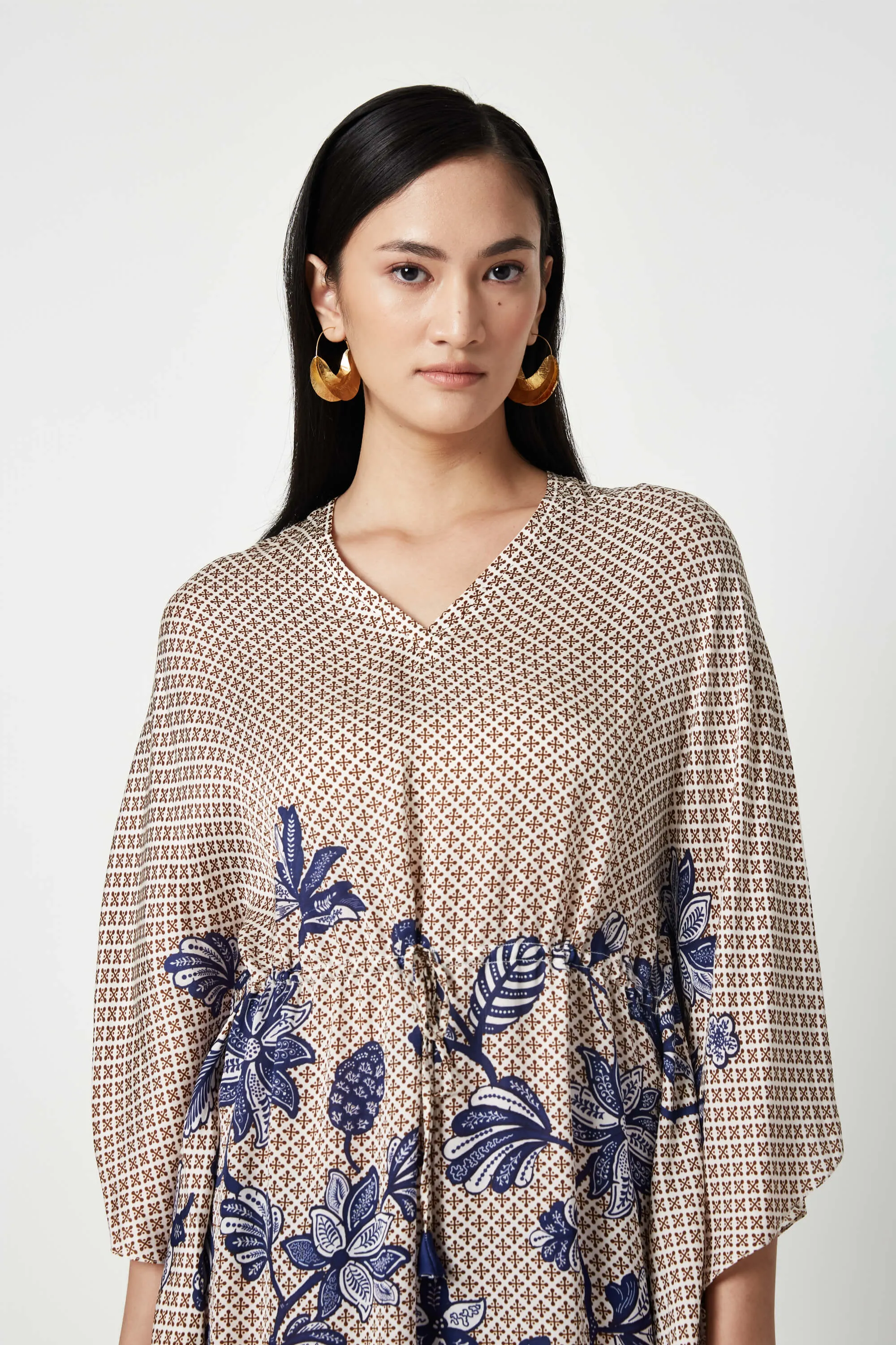 Timor printed kaftan tunic