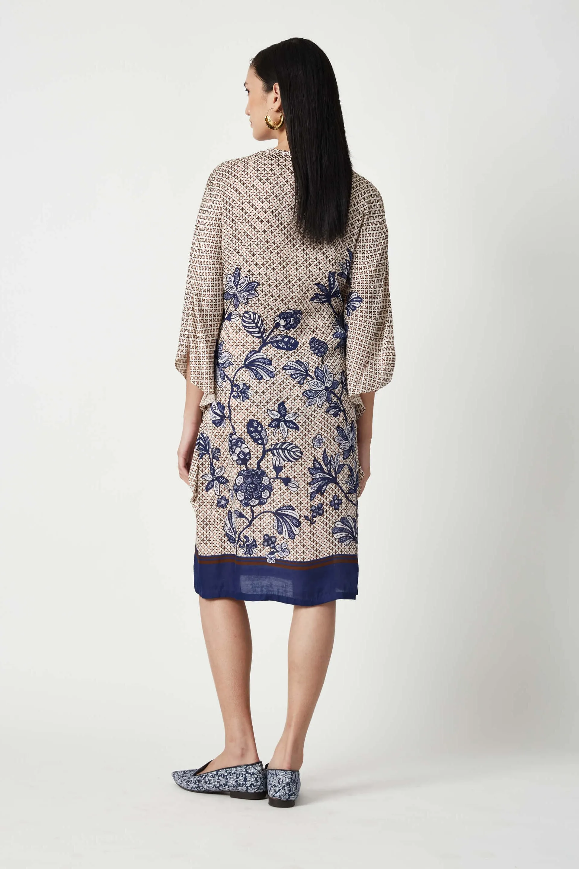 Timor printed kaftan tunic