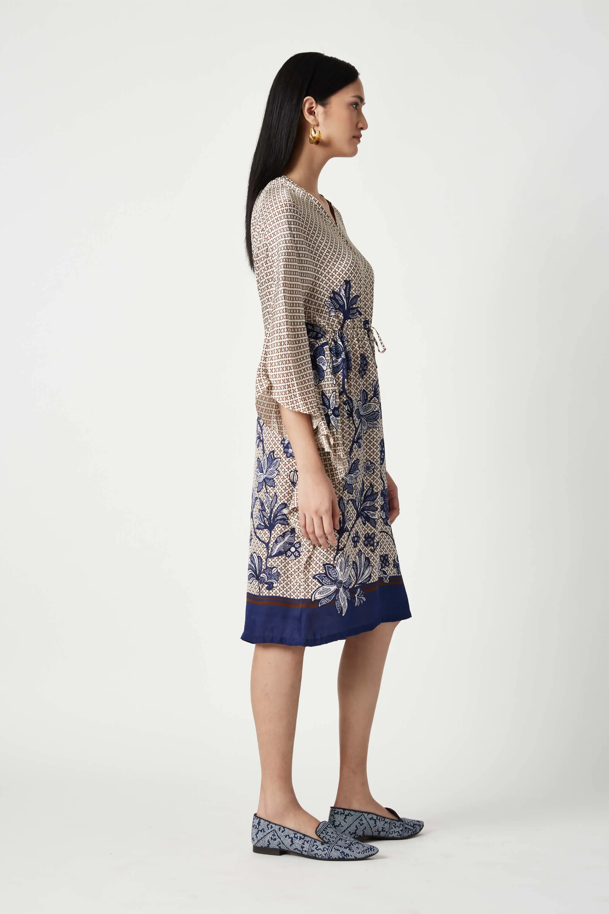 Timor printed kaftan tunic