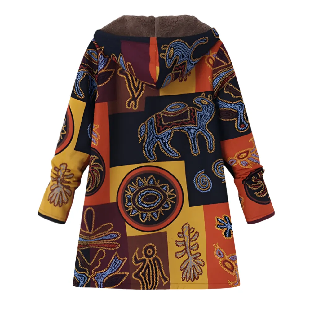 Tricia – Reversible Women’s Fleece Hoodie Jacket