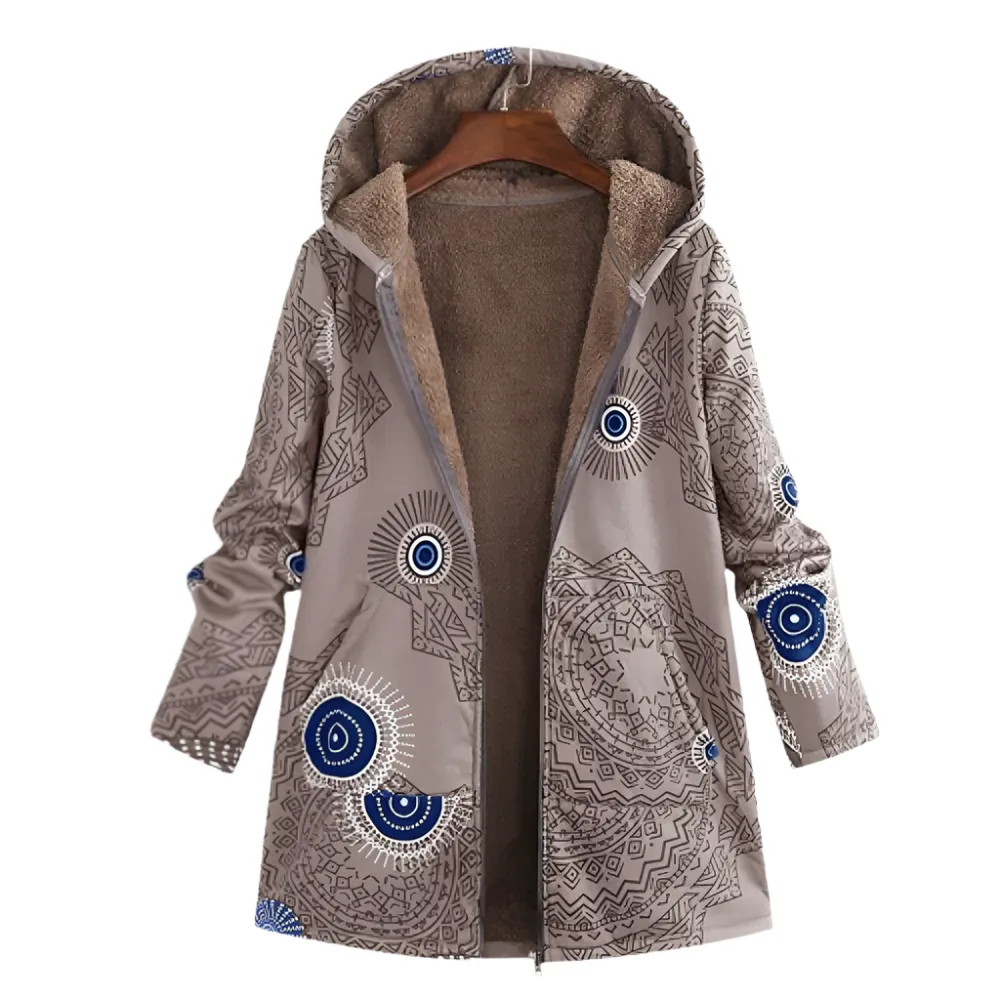 Tricia – Reversible Women’s Fleece Hoodie Jacket