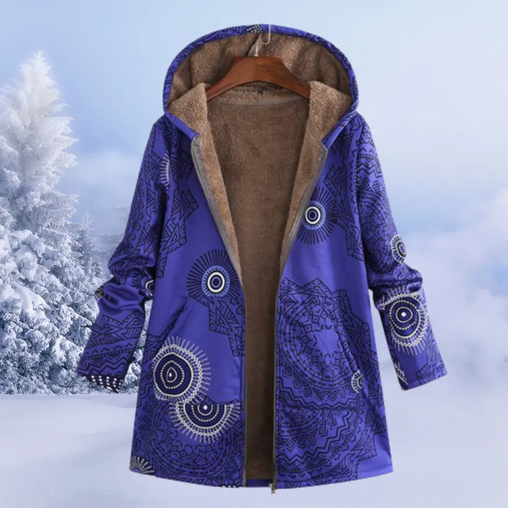 Tricia – Reversible Women’s Fleece Hoodie Jacket