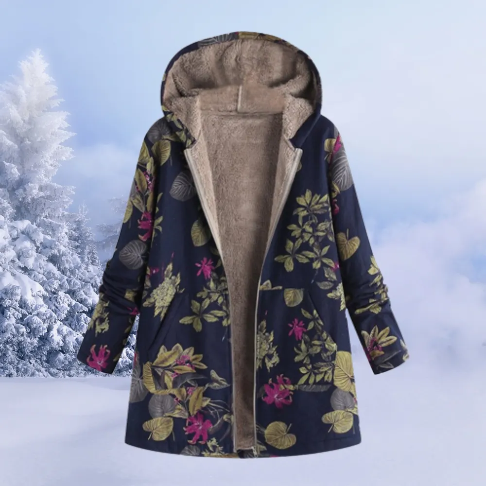 Tricia – Reversible Women’s Fleece Hoodie Jacket