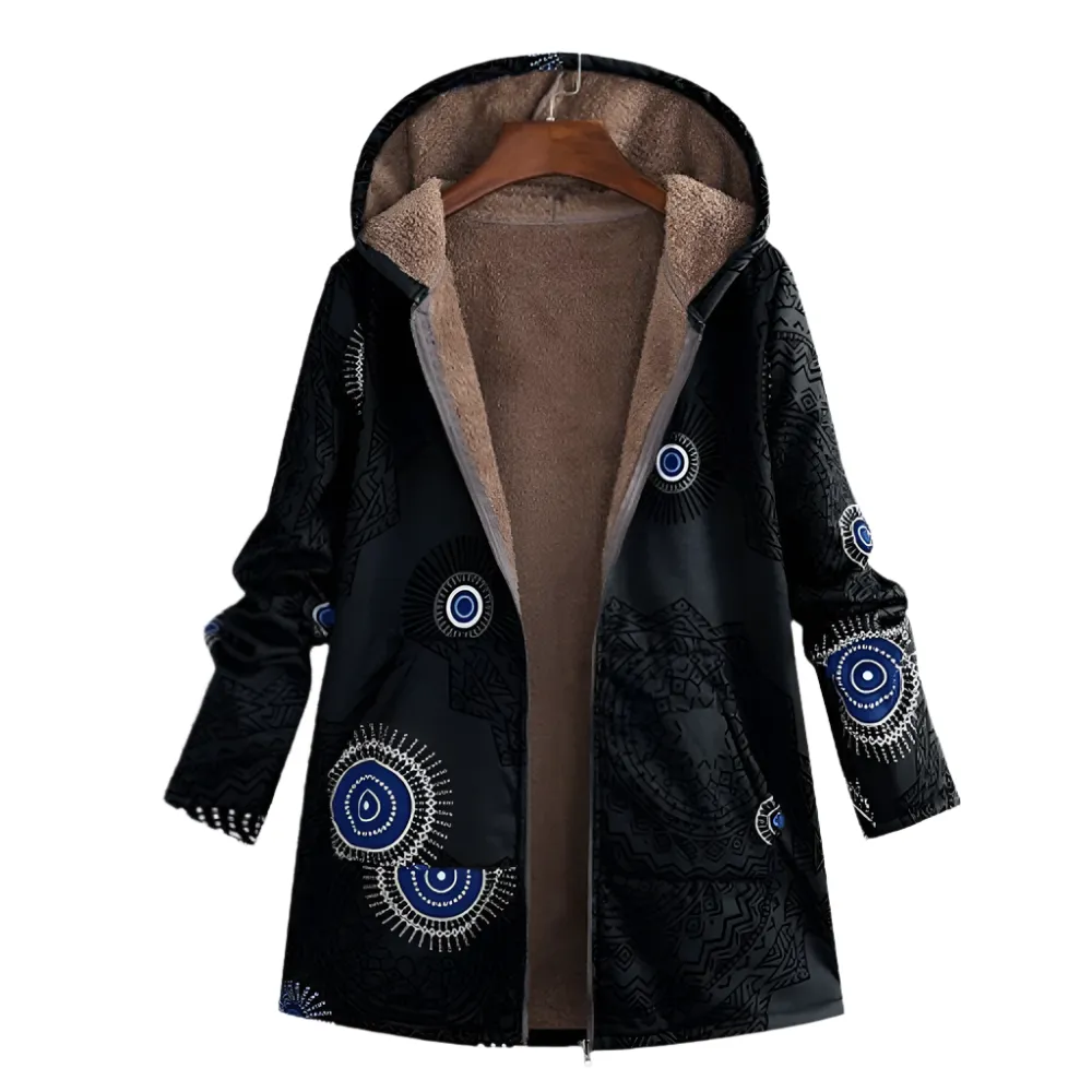 Tricia – Reversible Women’s Fleece Hoodie Jacket