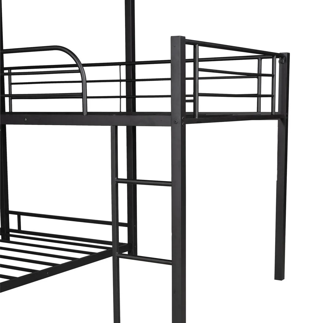 Triple L-shaped Metal Triple Twin Size Bunk Bed Isabelle & Max™